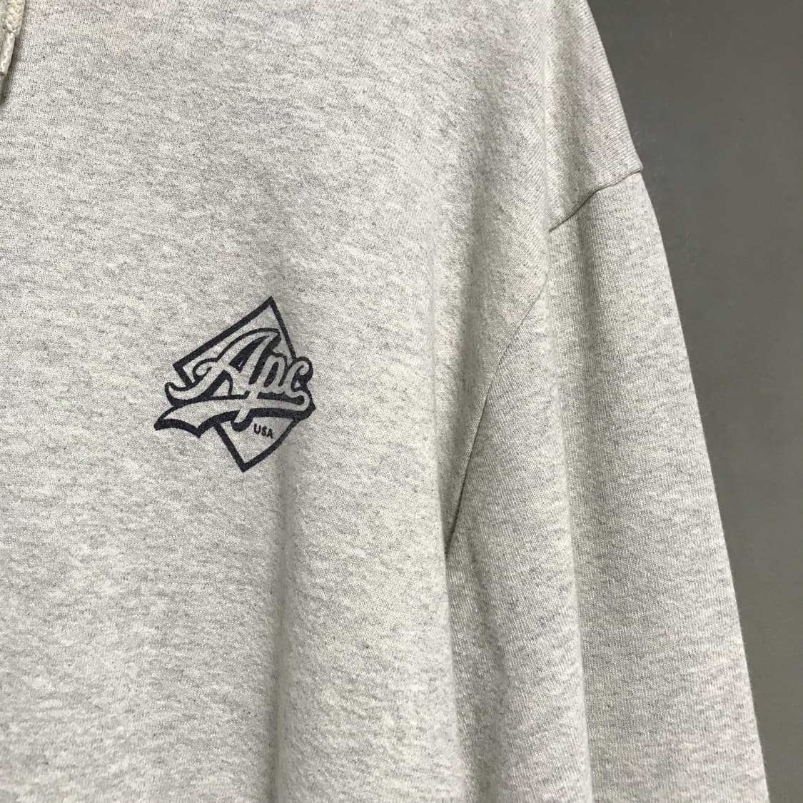 APC 아페쎄 후드티 그레이 L 상품이미지4
