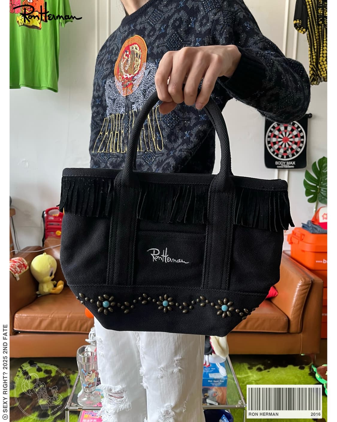 Ron Herman 2016 Flower Studs Tote Bag 상품이미지1