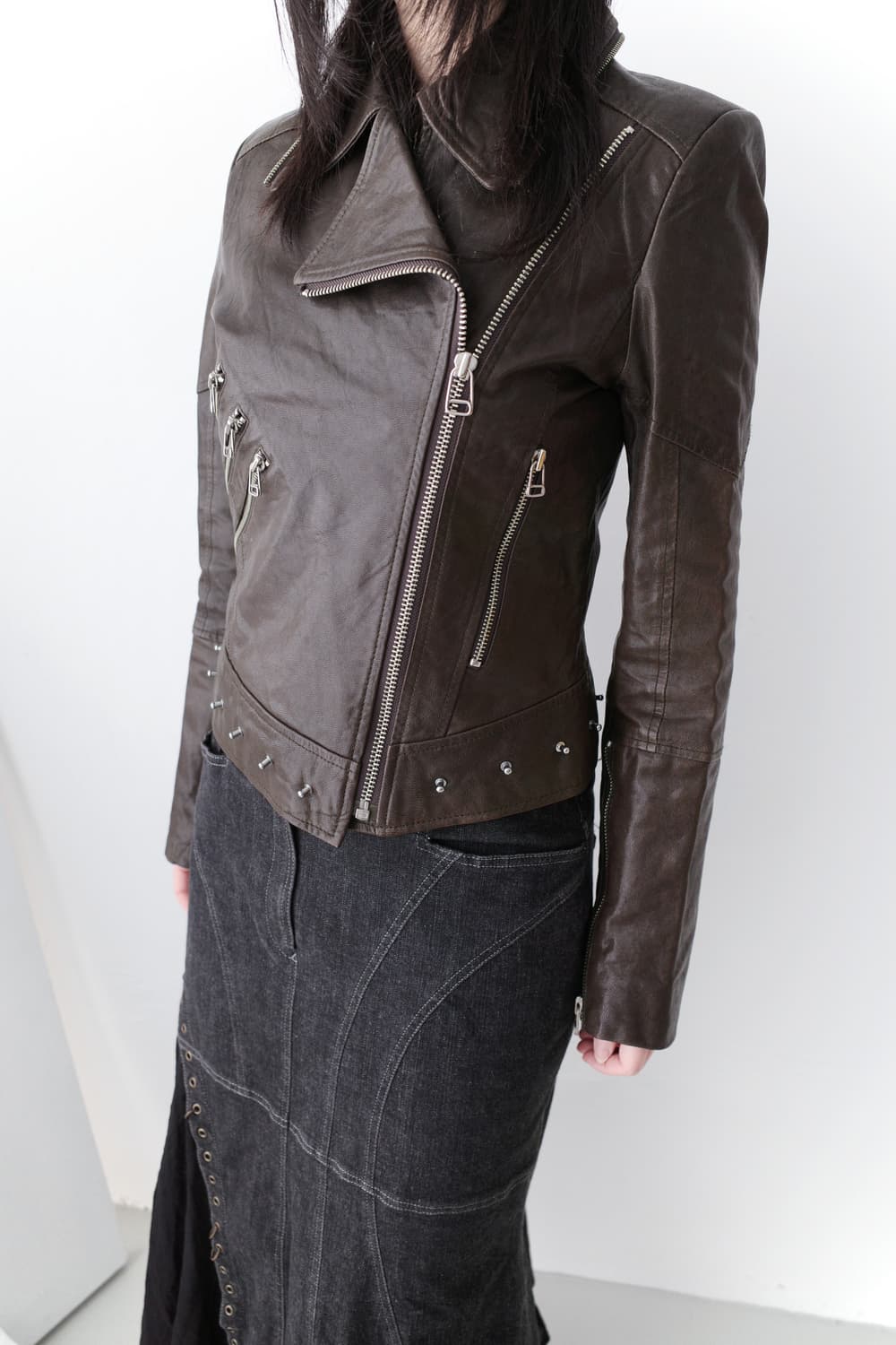 codes combine) zipper sheepskin leather 상품이미지6