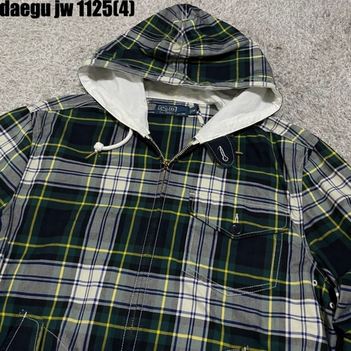 폴로 체크 자켓 상품이미지2