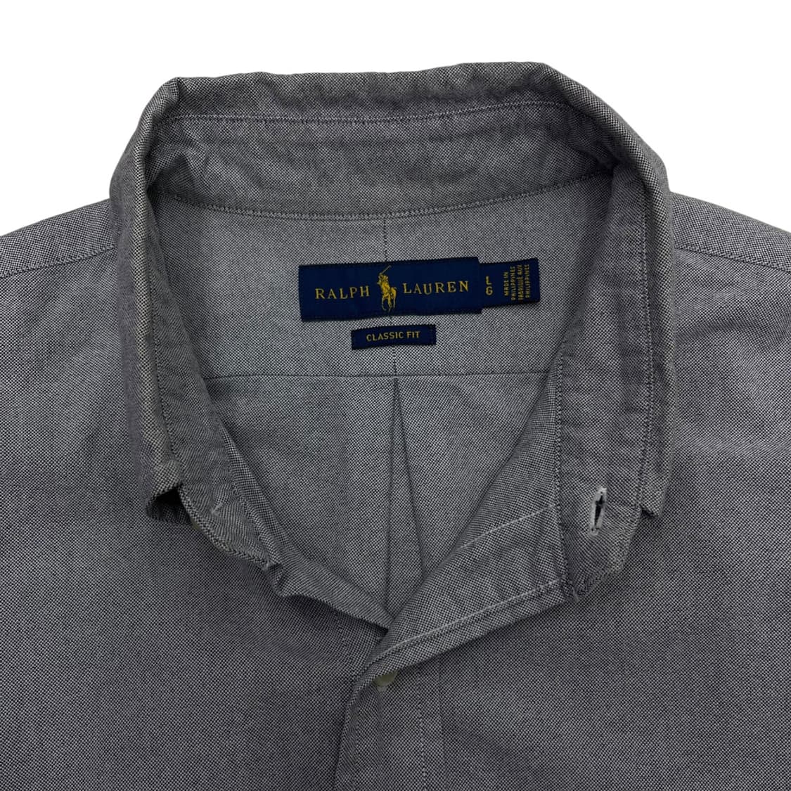 폴로 랄프로렌 옥스포드 그레이 셔츠 L 상품이미지5