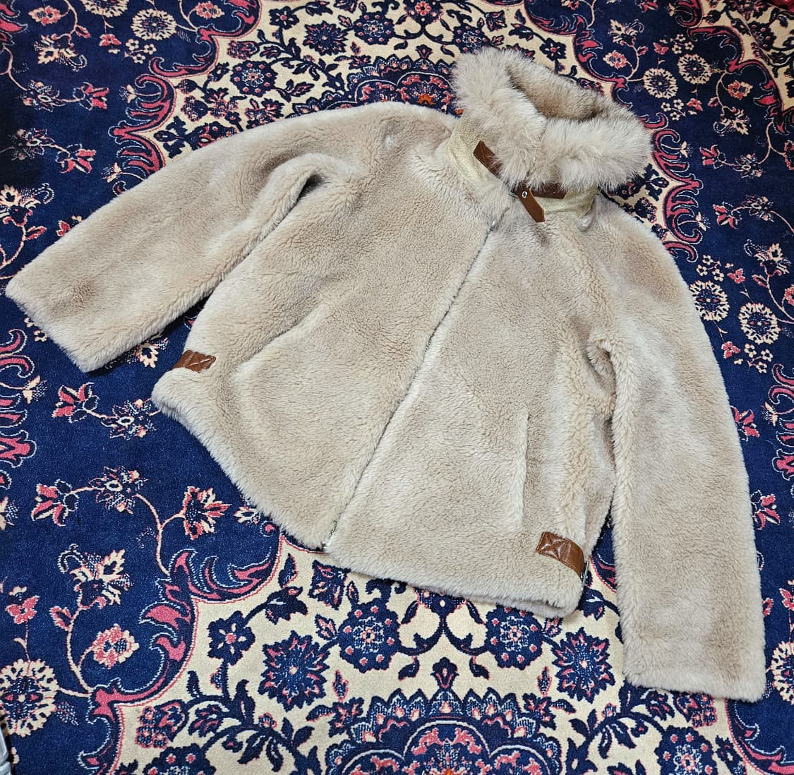 A&D아뜰리에 20FW 사가퍼 여우털 양가죽 양털 무스탕  상품이미지1