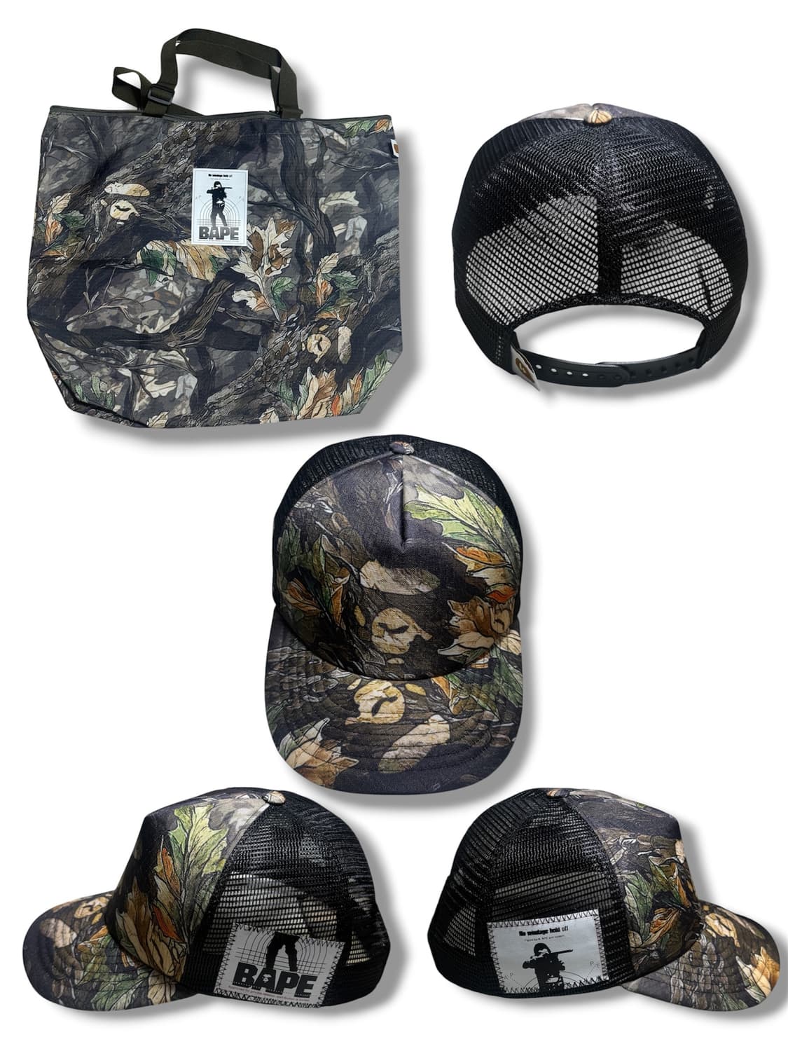 [upcycling] 베이프 부록 커스텀 트러커캡 상품이미지2