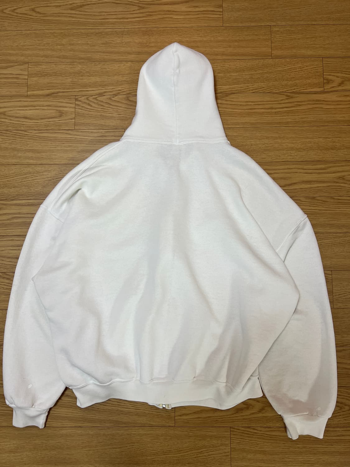 90s 러셀 빈티지 후드집업 화이트 XXL 상품이미지6