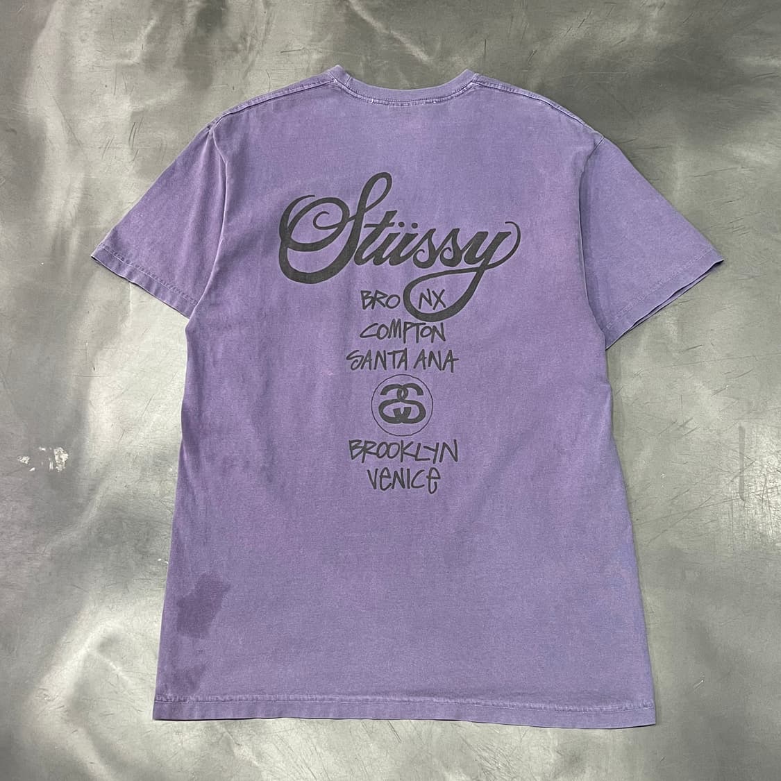  90s 스투시 월드 투어 반팔티 y15454 상품이미지2