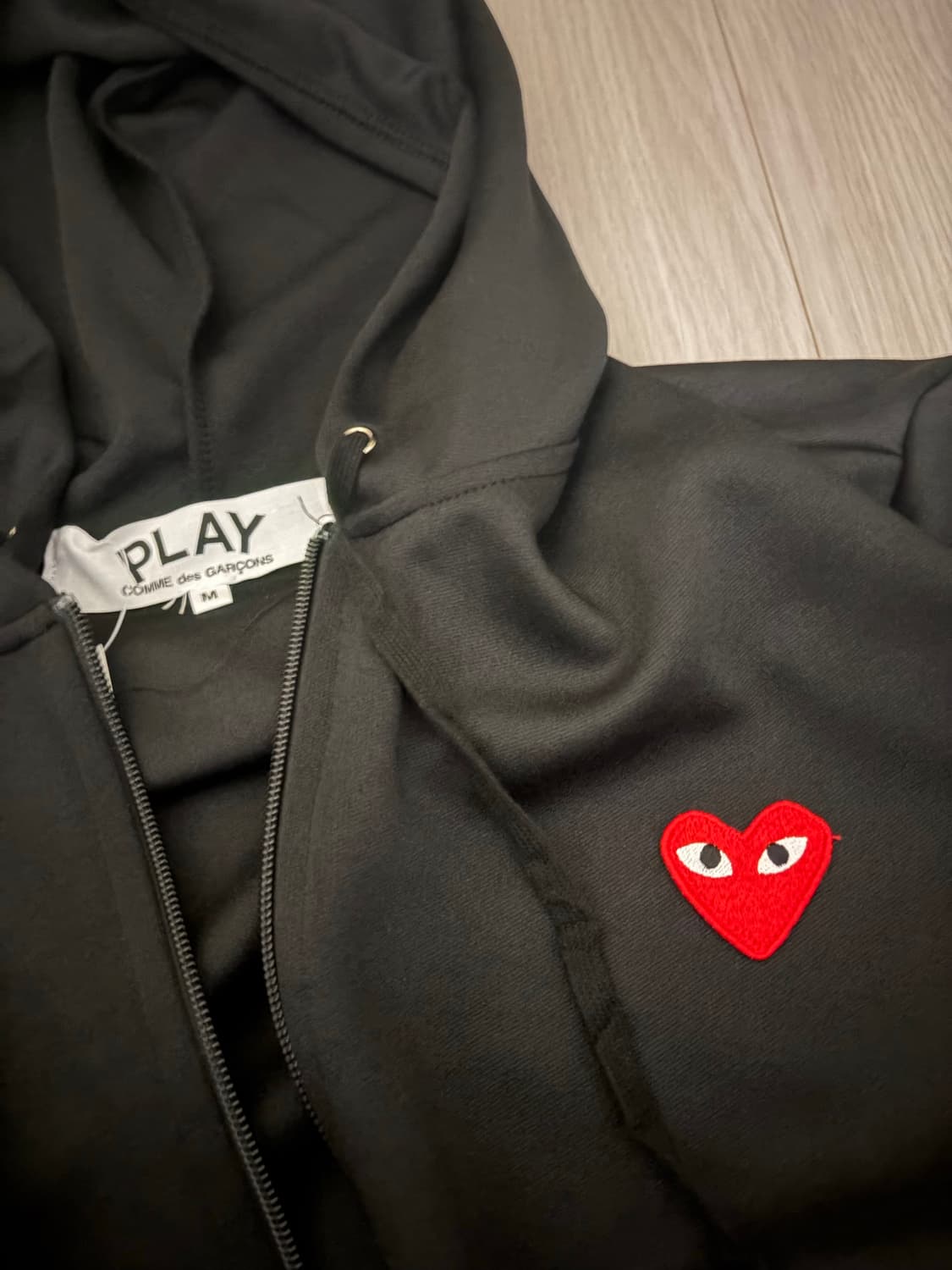 꼼데 후드집업 상품이미지1