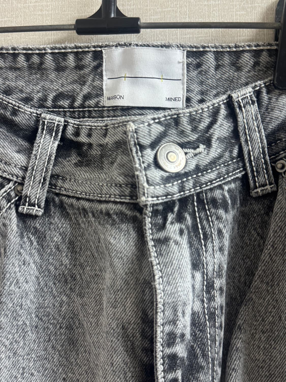 메종미네드 / 화이트 스프레드 카펜더 데님 /48 상품이미지2