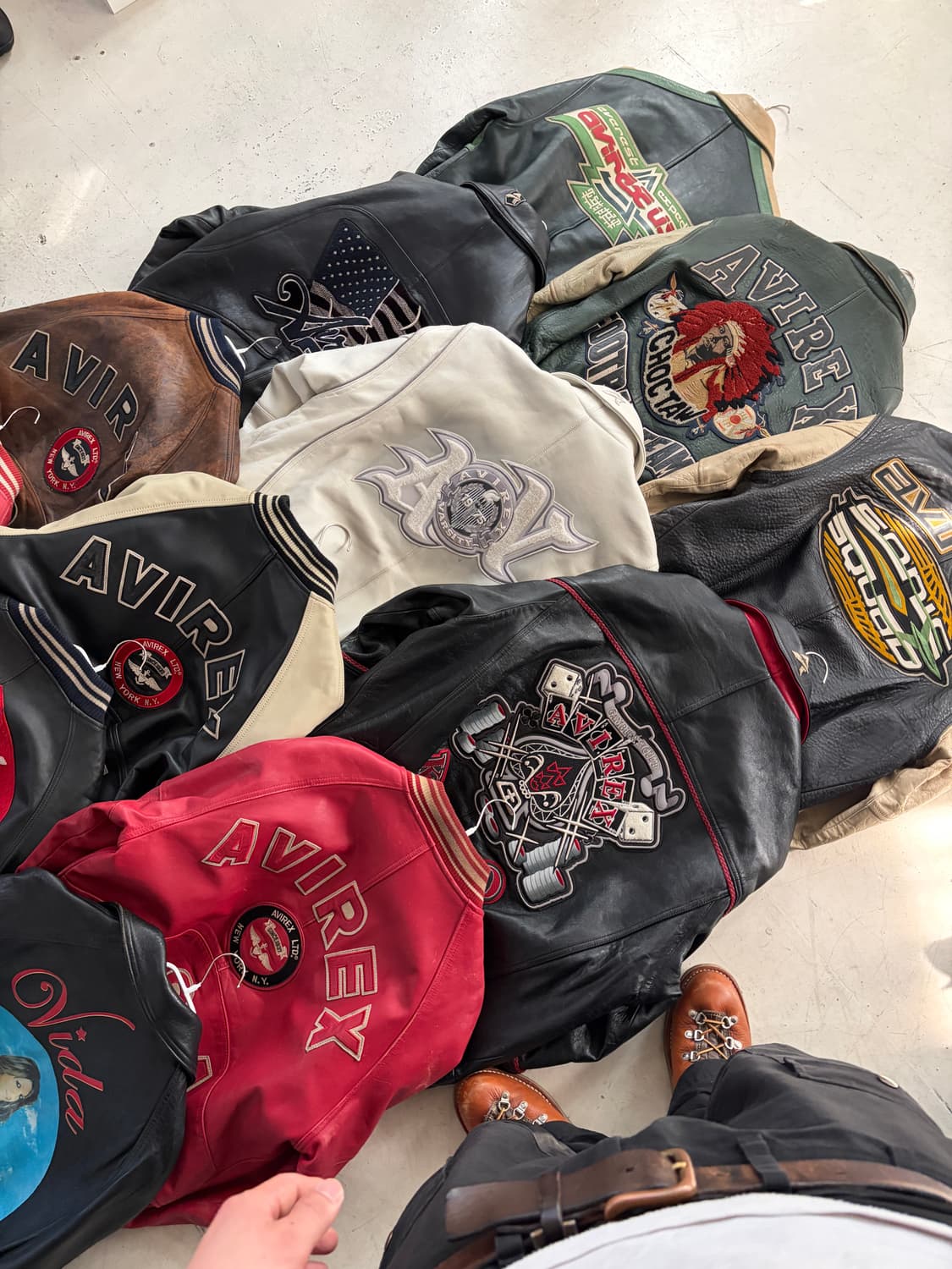 vintag Avirex/ 아비렉스 가죽 자켓 상품이미지3