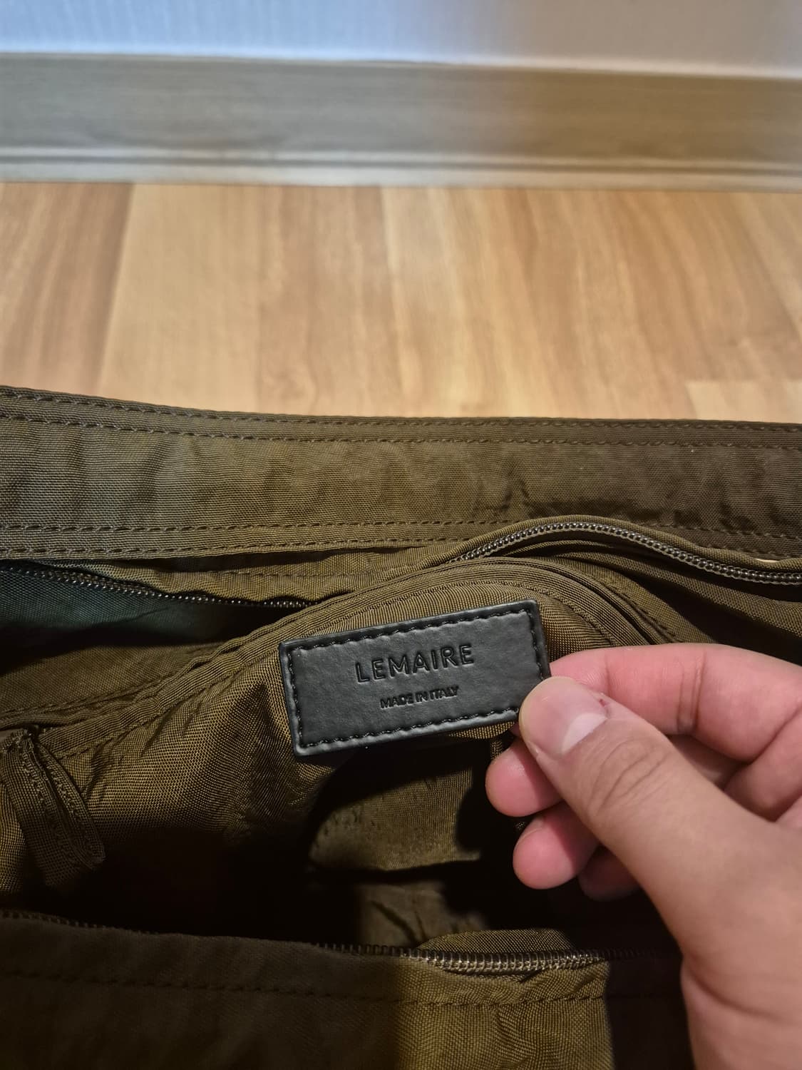 르메르 게임백 미디움 카키 상품이미지6