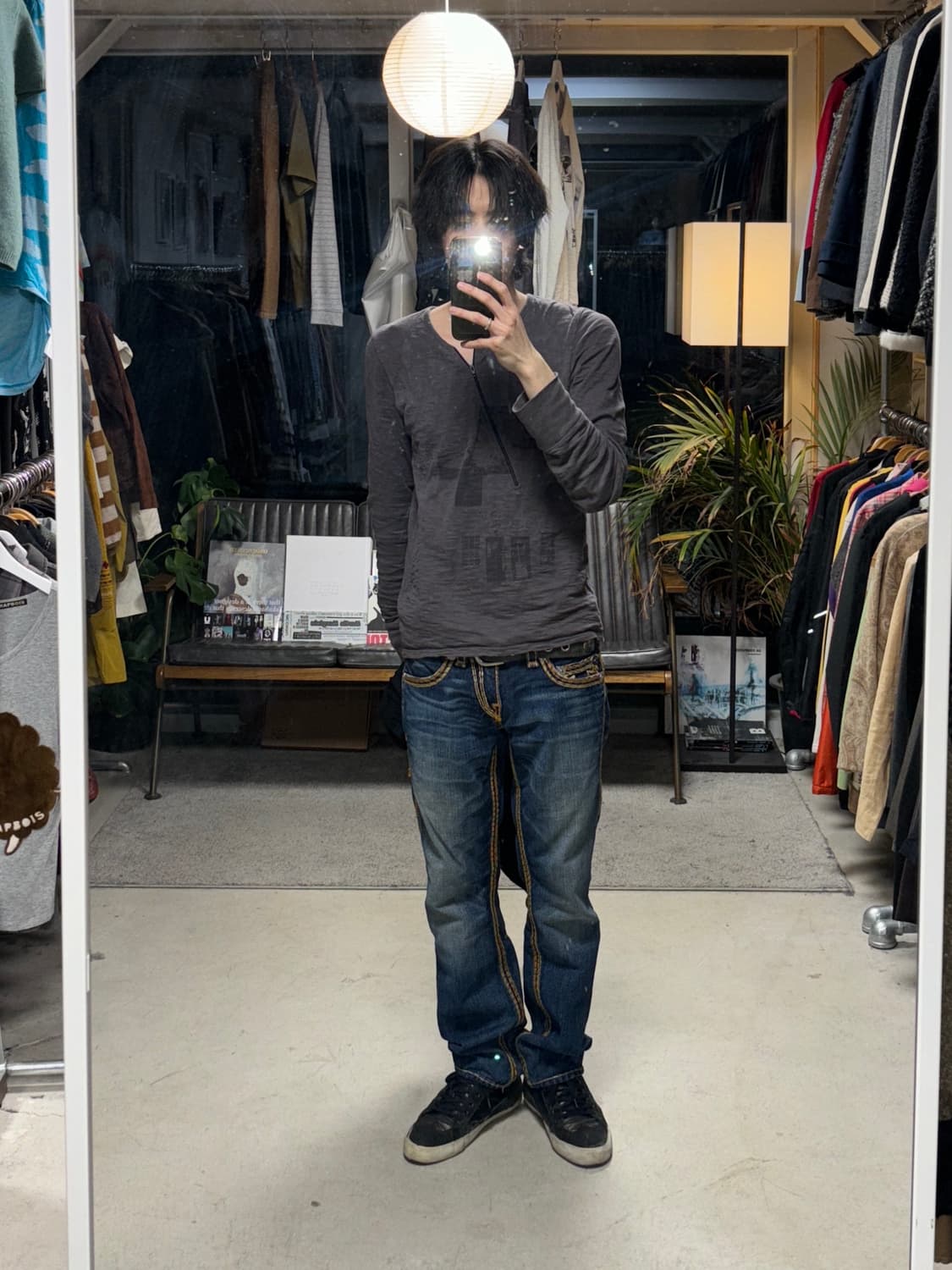 트루릴리전 스트레이트 로우라이즈 데님팬츠 상품이미지3