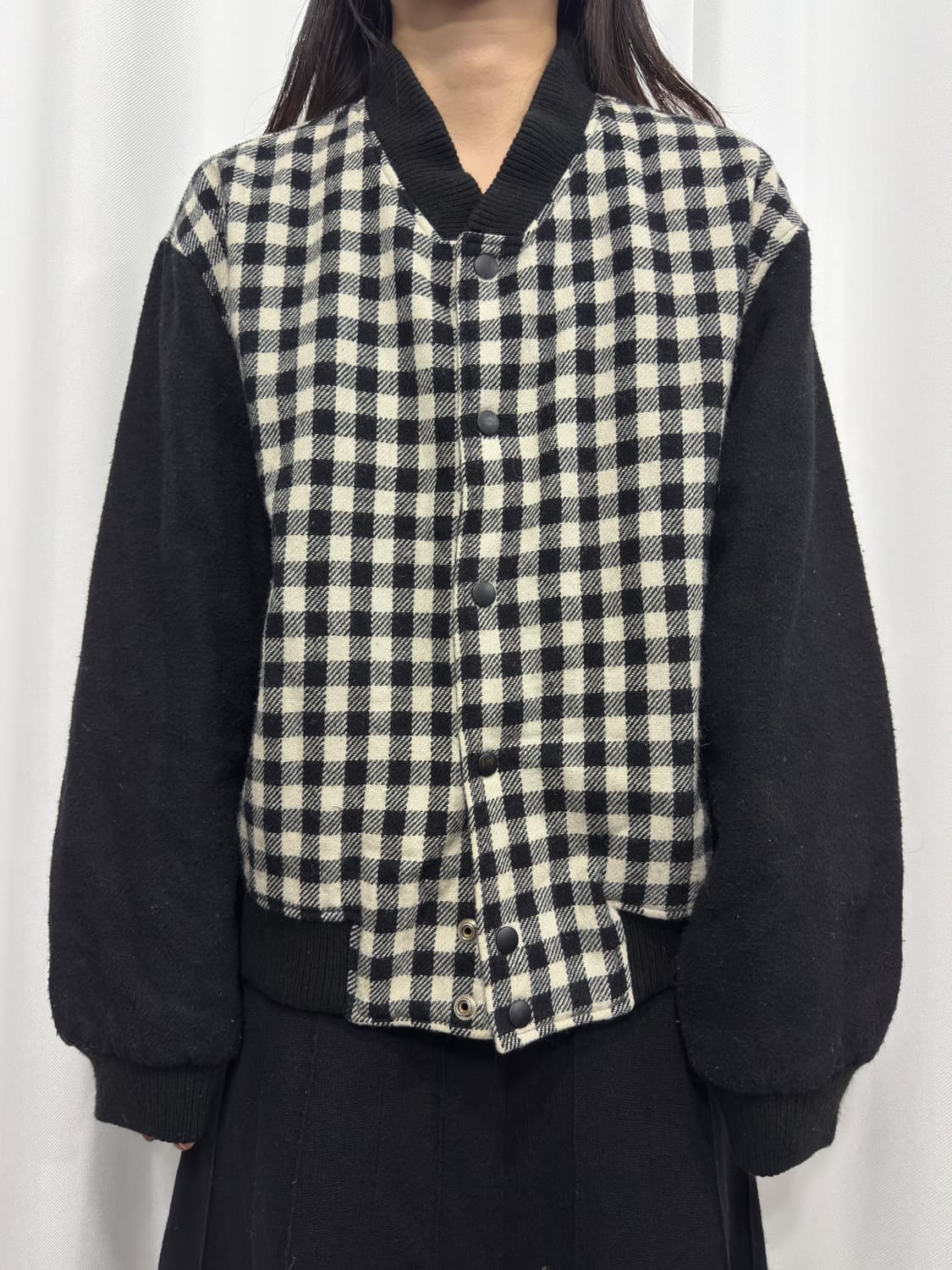 vicenza check button jacket 상품이미지1