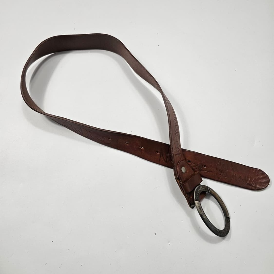 넘버나인 빈티지 가죽 벨트 상품이미지3