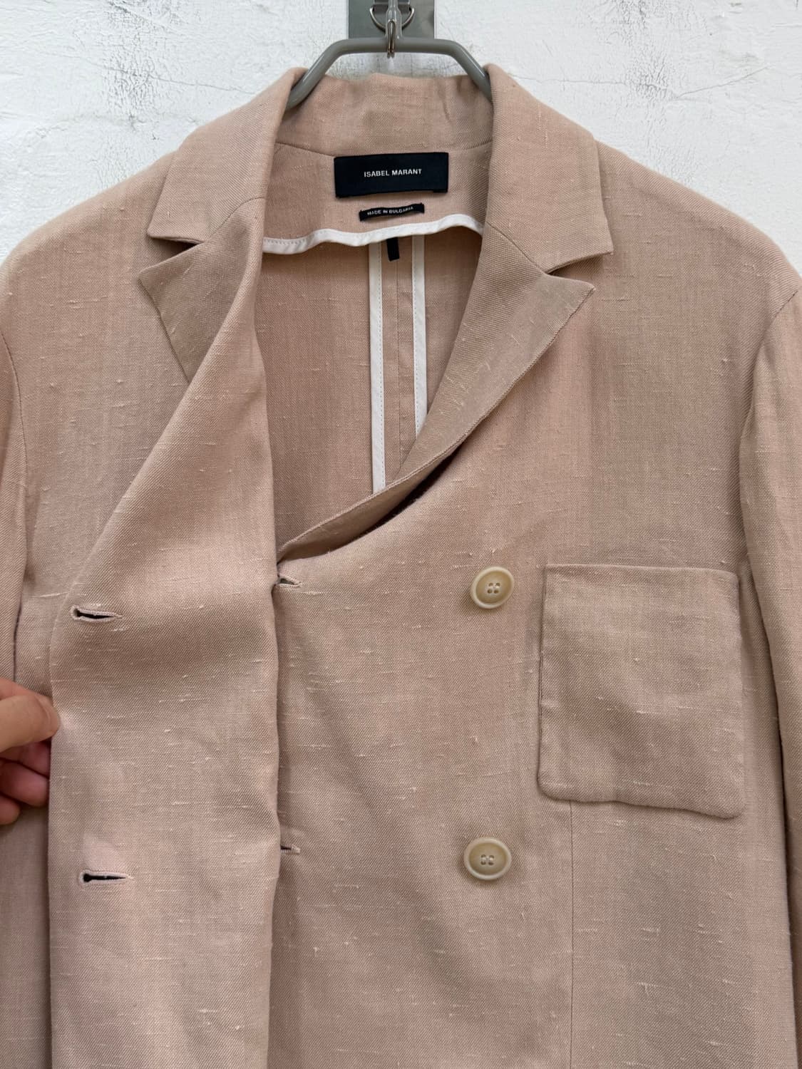 Isabel Marant 이자벨 마랑 린넨 블렌드 더블 블레이저 36 상품이미지6