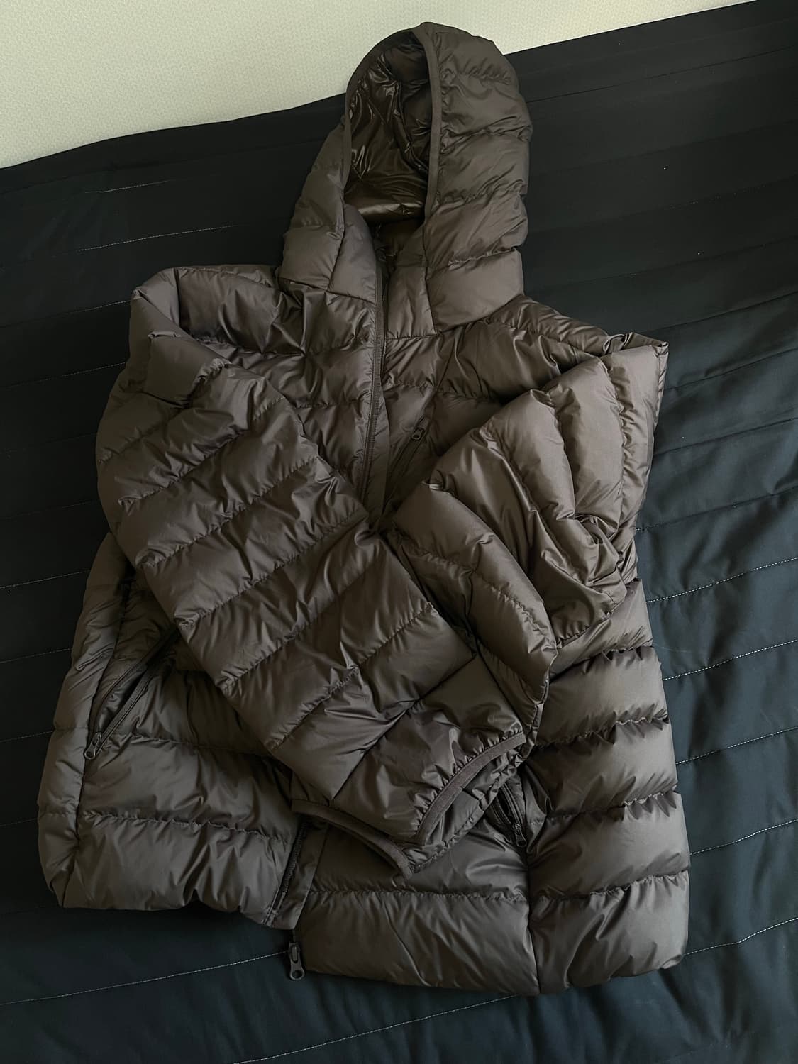 무탠다드 경량패딩 브라운 XXL 상품이미지1