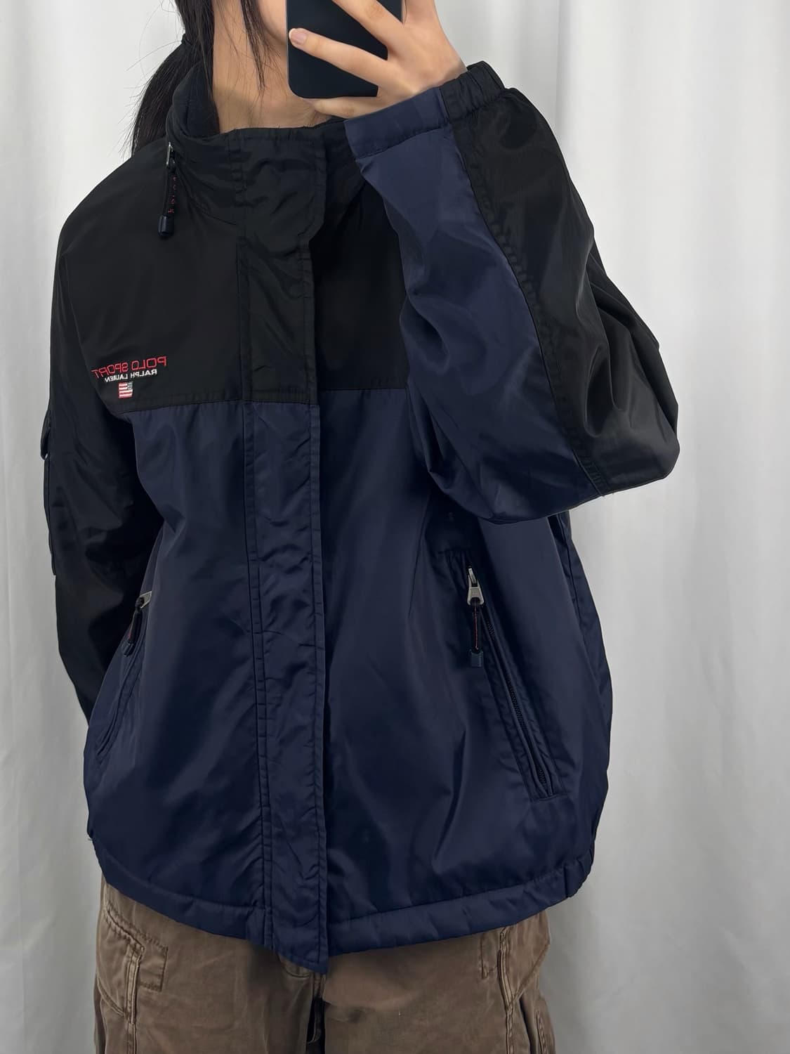 90s 폴로 스포츠 네이비 자켓 상품이미지2