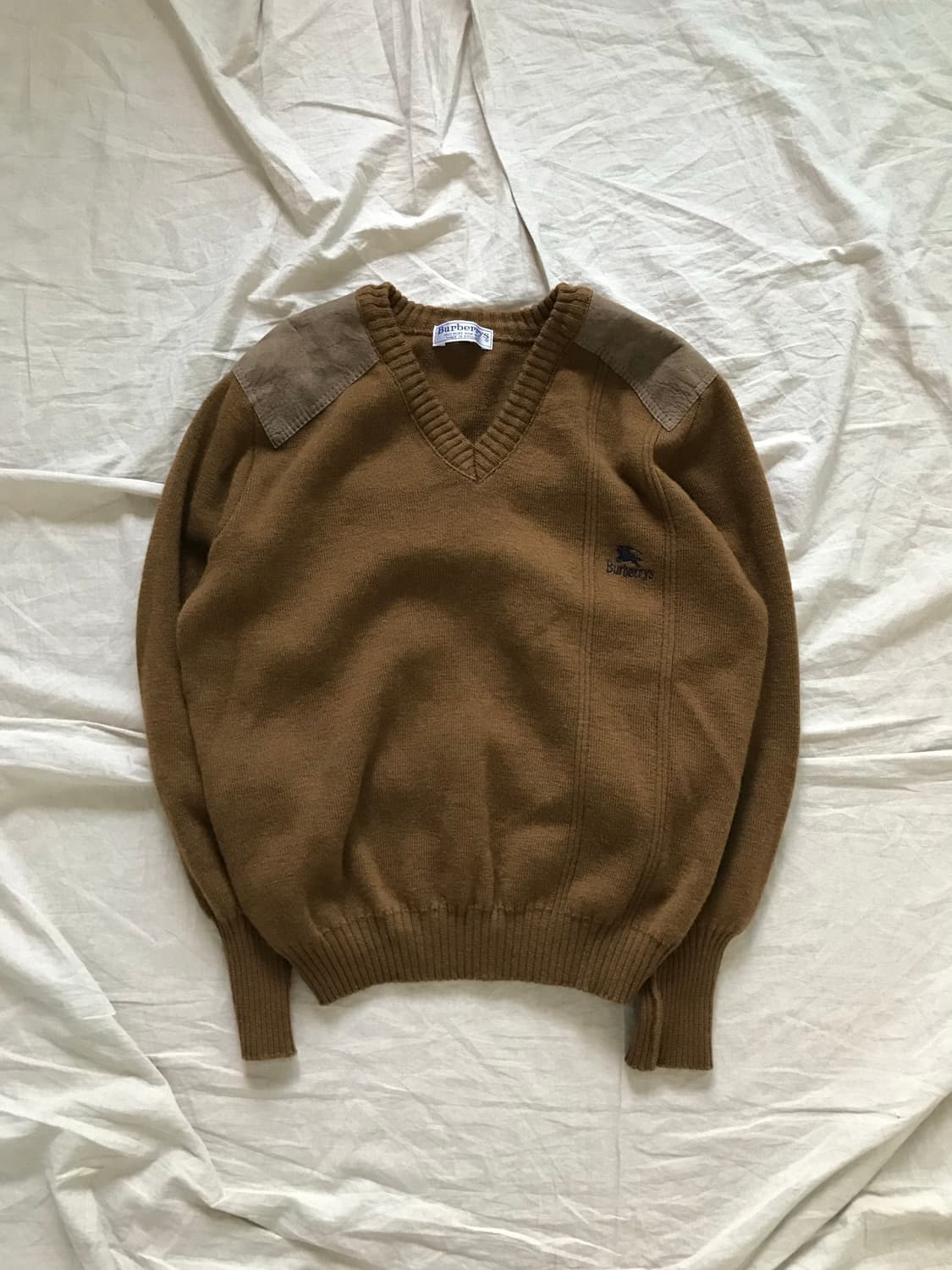버버리 90년대 올드스쿨 코만도 니트 카멜 상품이미지5