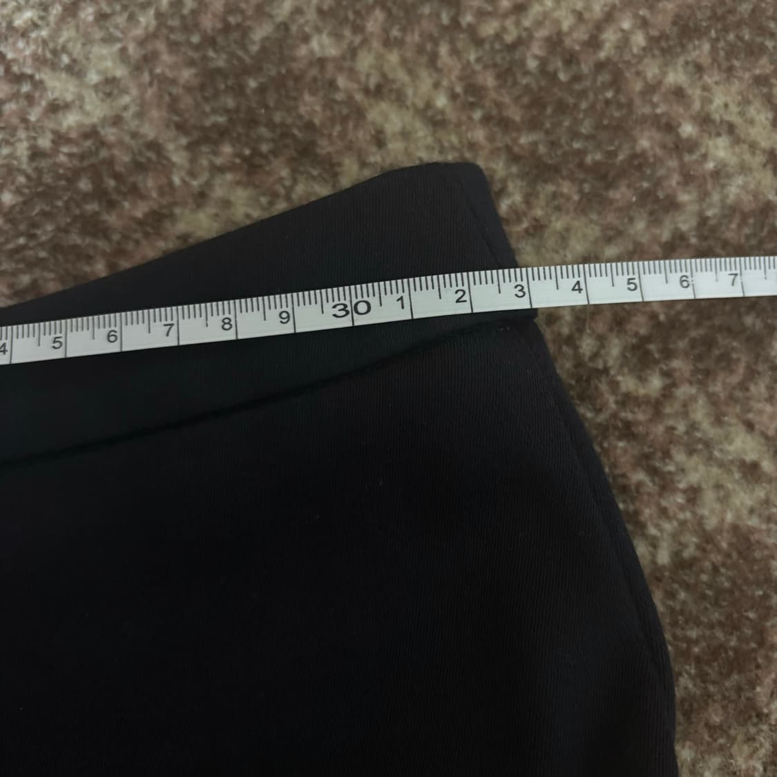 질샌더 블랙 미디 스커트 상품이미지4