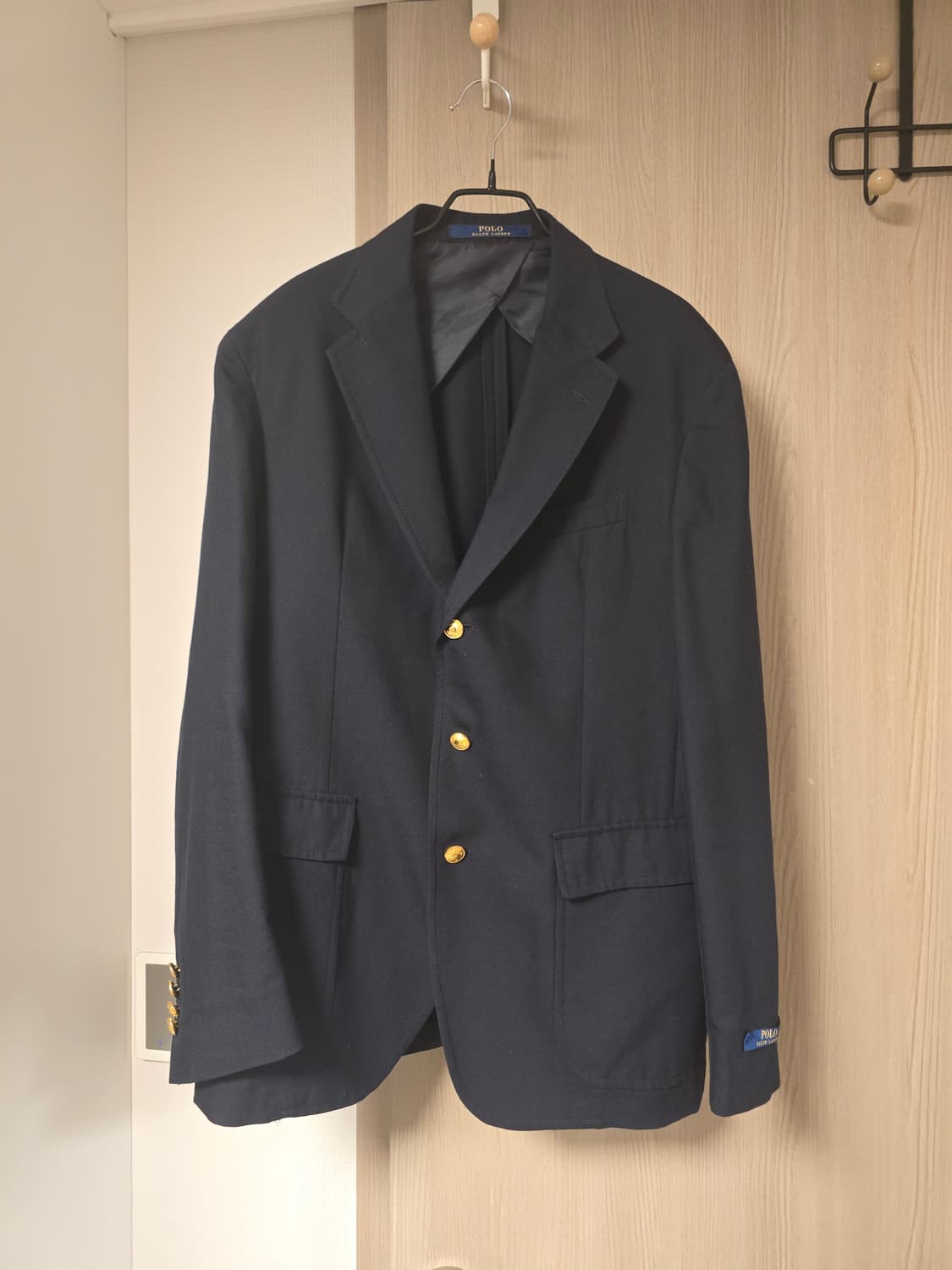 폴로 네이비 금장자켓  상품이미지1