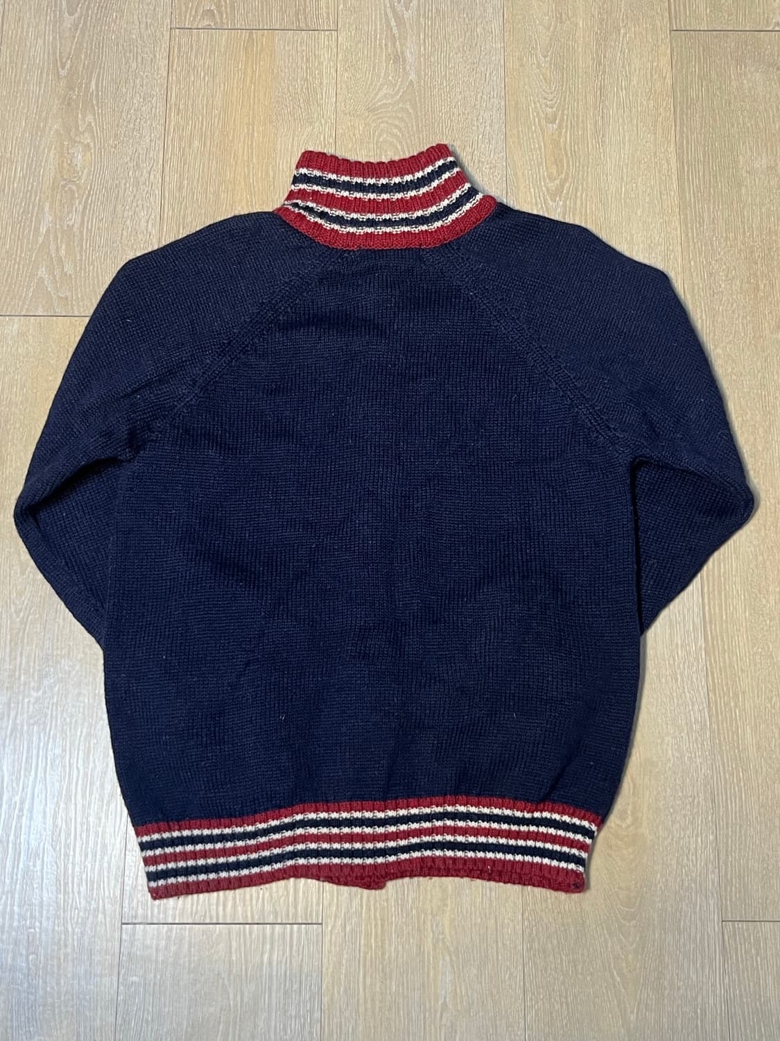 네이비 니트 가디건 상품이미지2