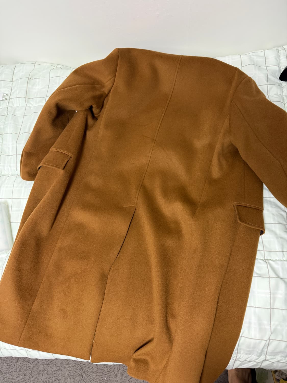 mngu 카멜 롱코트 상품이미지2