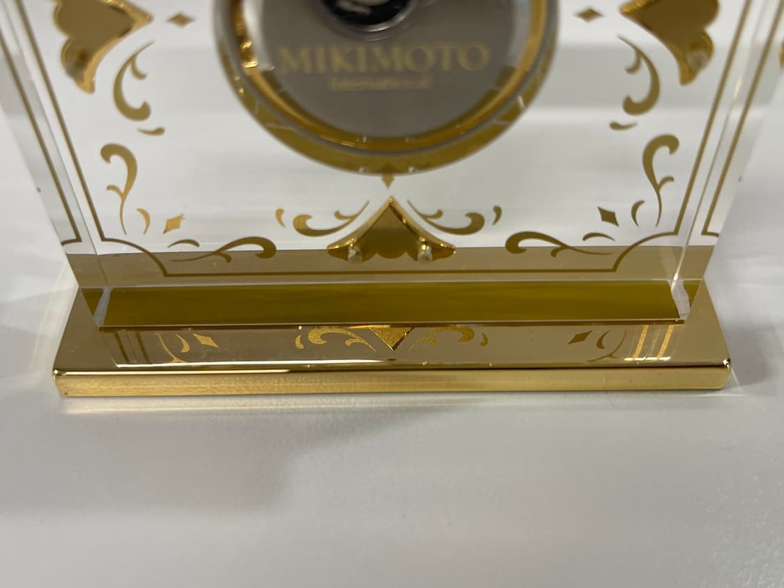 미키모토 펄 진주 스퀘어 쿼츠 탁상시계 D MIKIMOTO 상품이미지7
