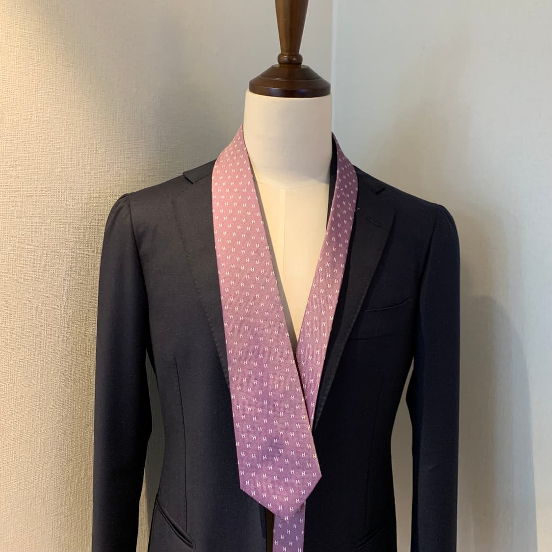 에르메스(HERMES) H로고 모노그램넥타이 명품 프랑스 100실크 상품이미지1