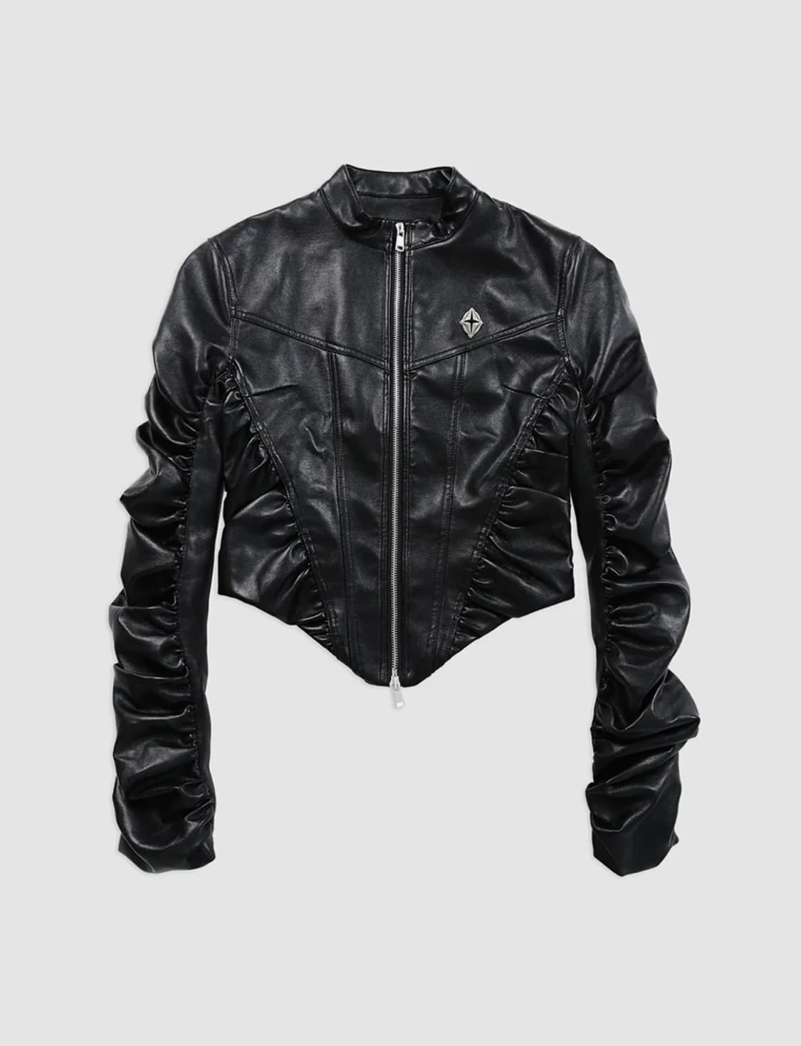 BADBLOOD 소냐 셔링 레이서 자켓 상품이미지1