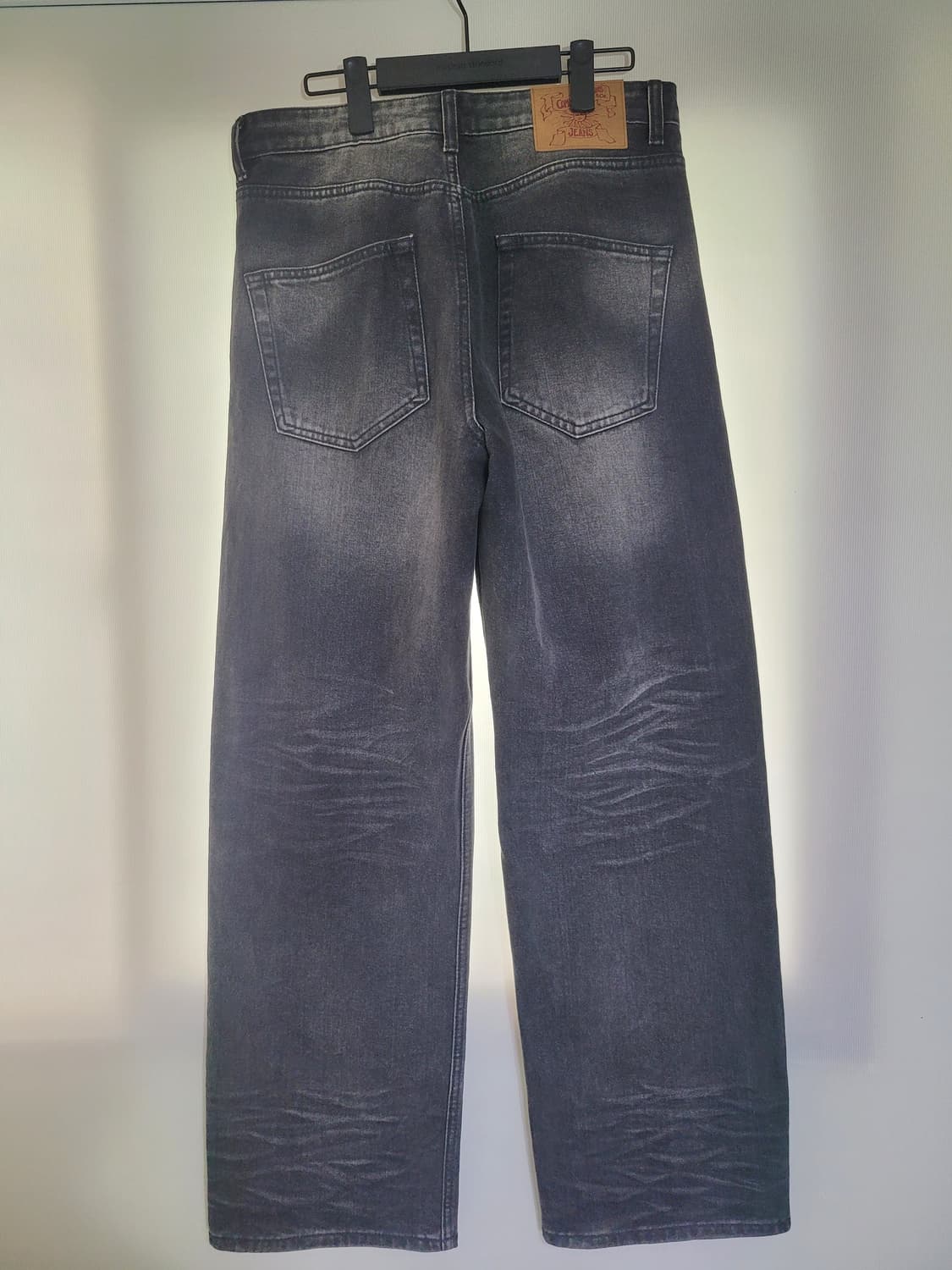 쿠어 더스티 엠보 워시드 데님 팬츠 더스티그레이 M 상품이미지3