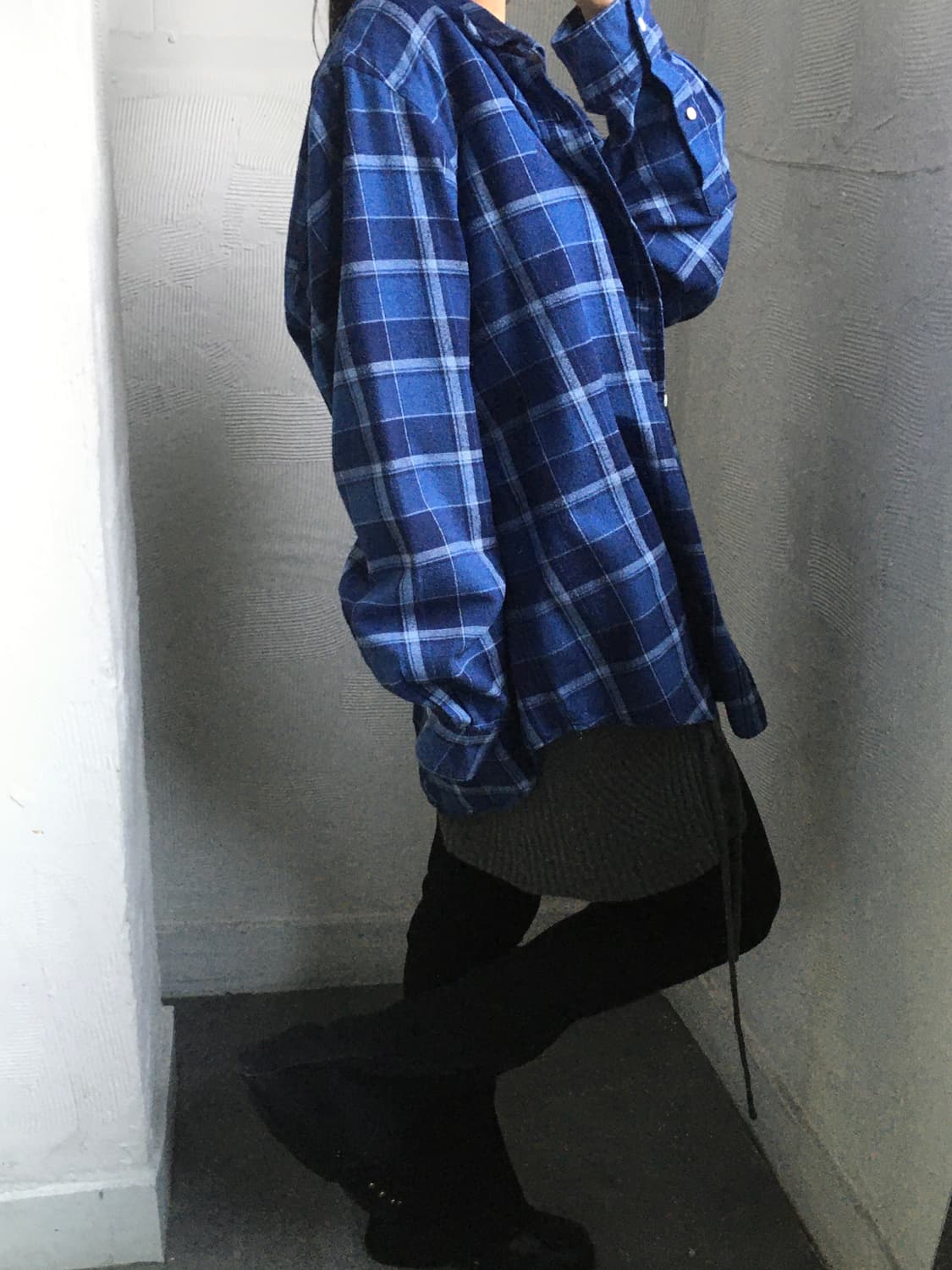 Polo 폴로 랄프로렌 신형 블루 체크 셔츠 상품이미지2