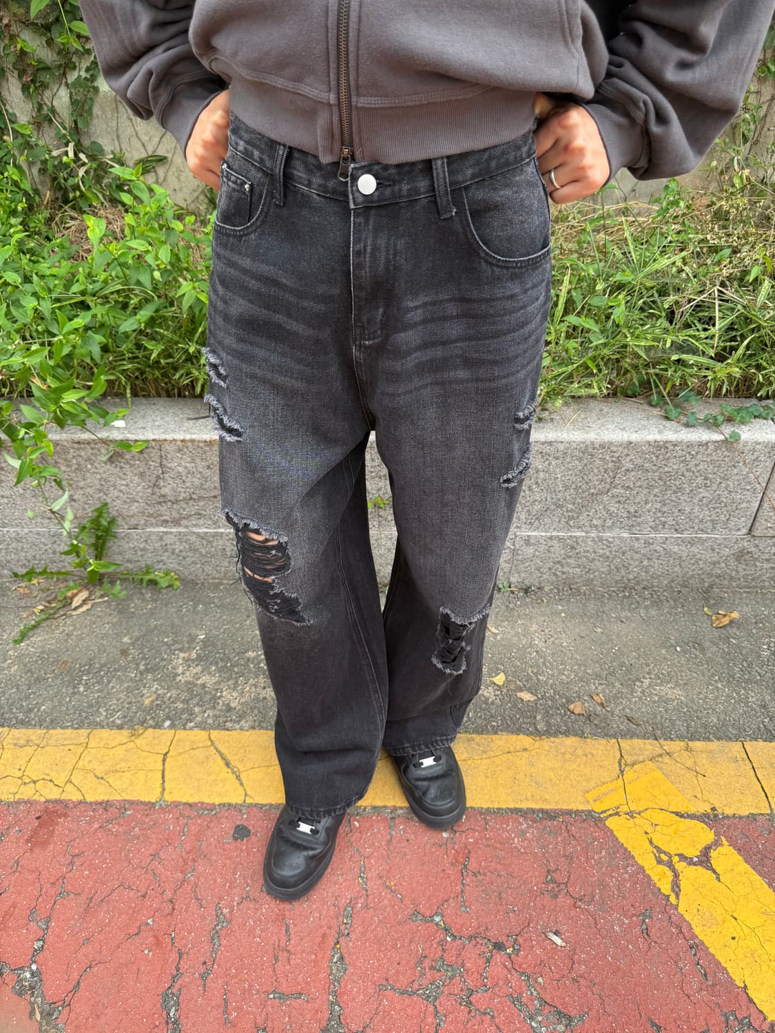 블랙 워싱 데님 상품이미지2