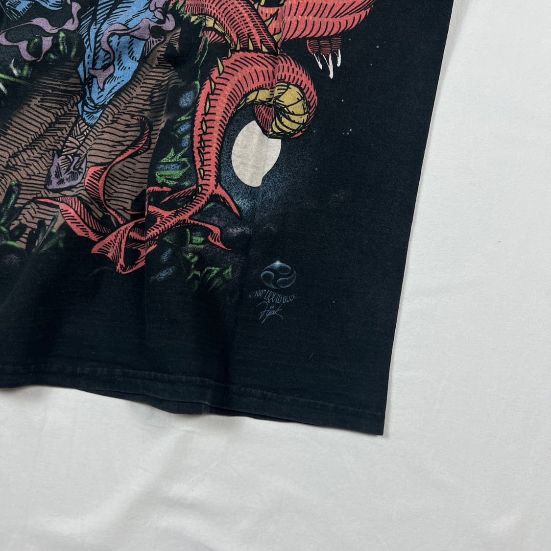 90‘s 97년도 리퀴드블루 다크위자드 반팔티 상품이미지7