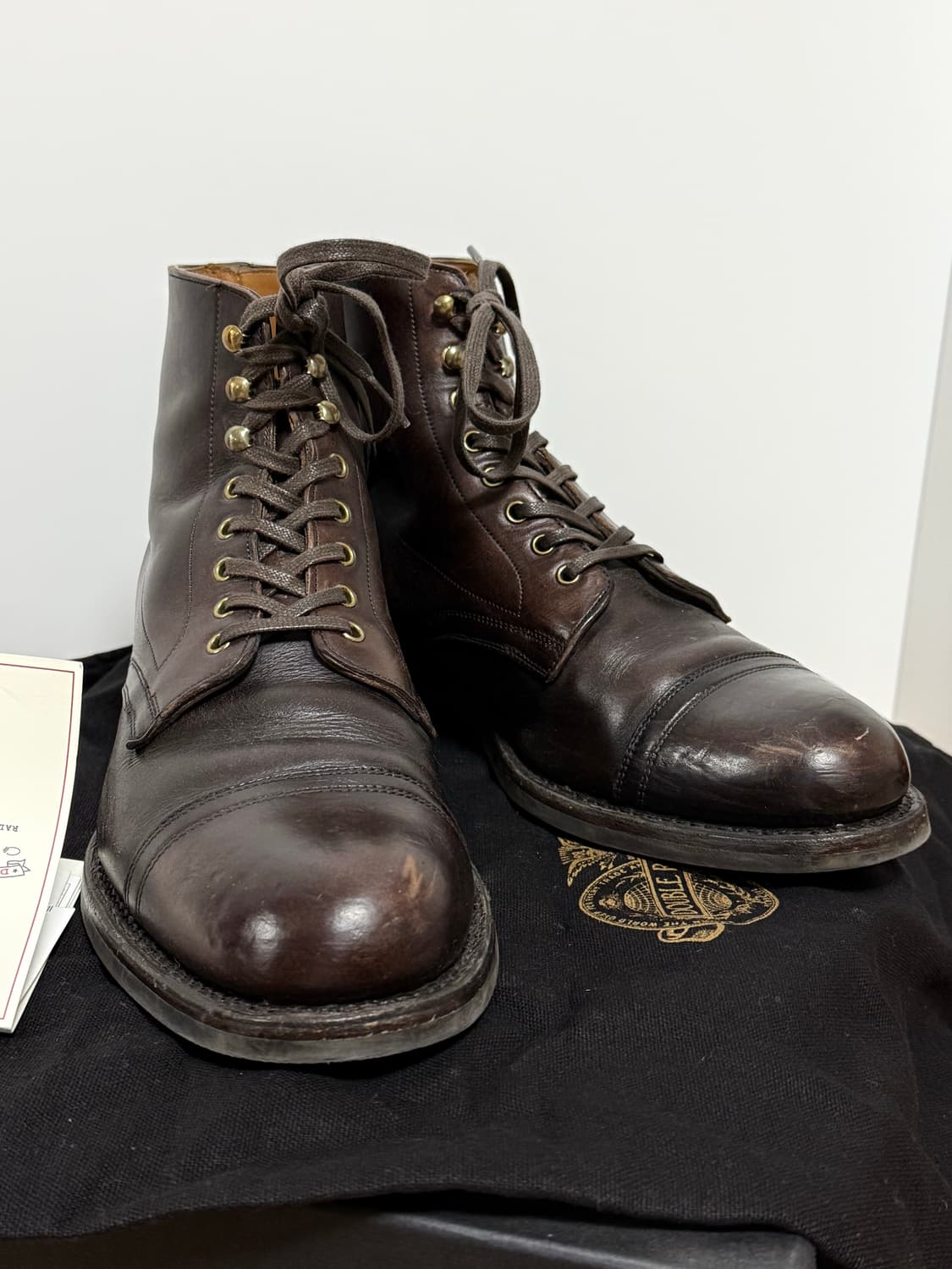 더블알엘 리빙스턴 가죽부츠 9사이즈 (270mm) 상품이미지2