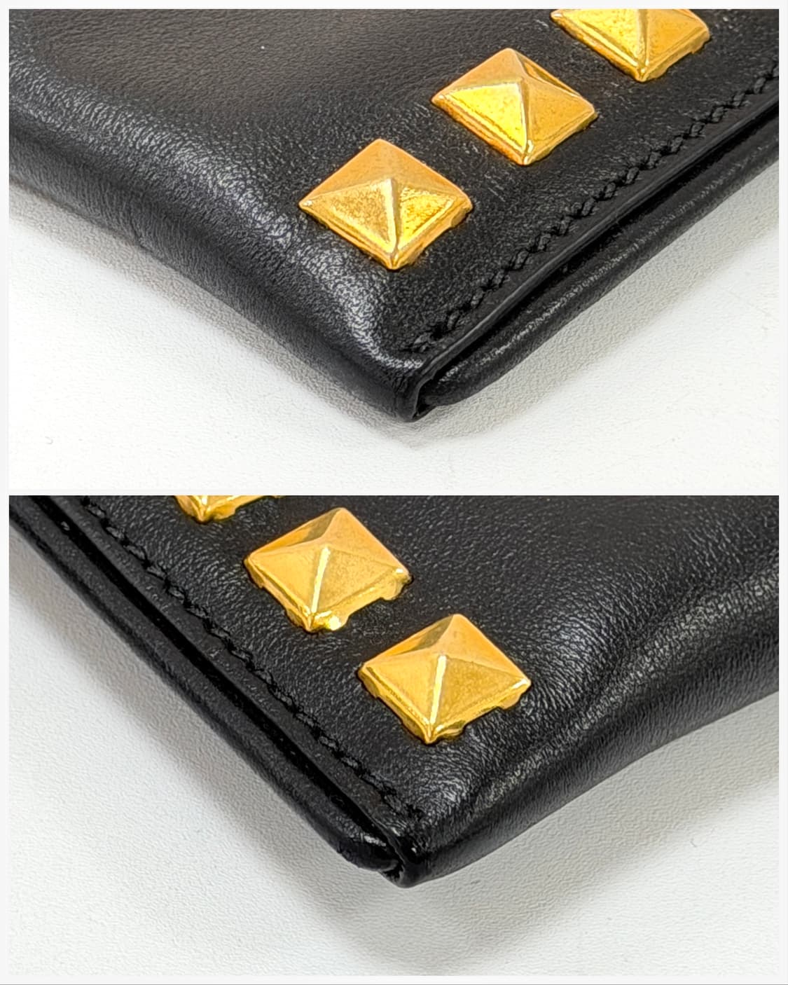 미우미우 골드 스터드 나파 레더 클러치백 상품이미지5