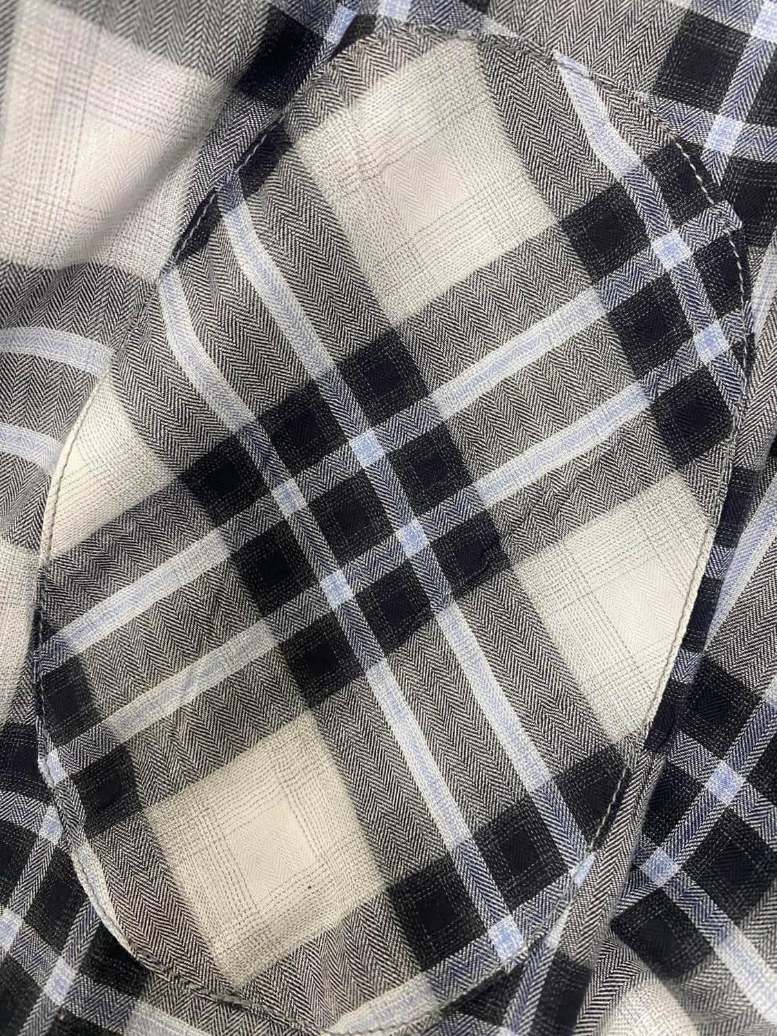 해칭룸 Archive Shirt V2 Oreo Check blue(2) 상품이미지4