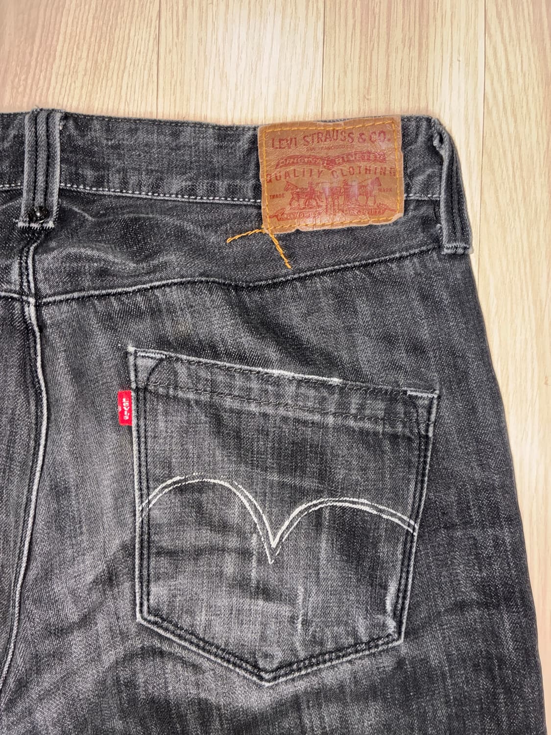 리바이스 517 블랙 흑청 빈티지데님 상품이미지8