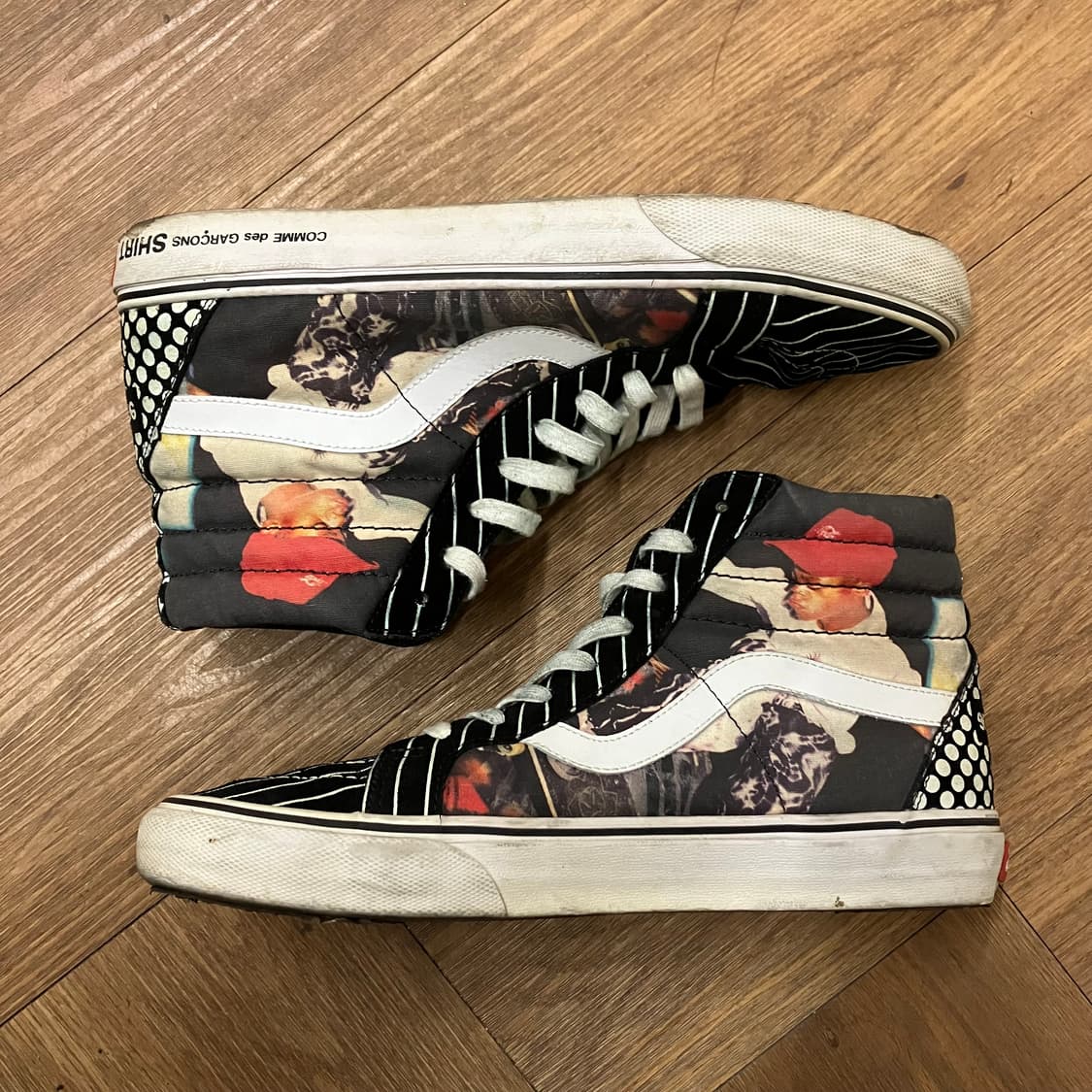 슈프림 꼼데가르송 반스 하이 상품이미지2