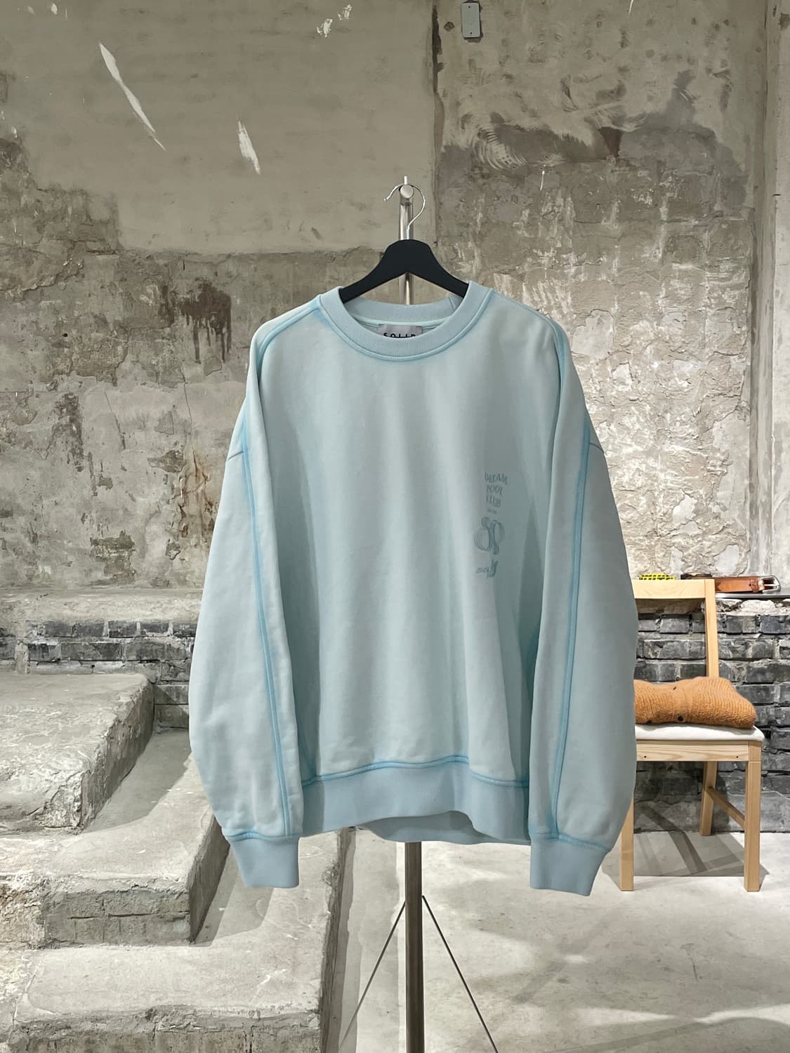 솔리드 옴므 스카이 블루 드림 풀 클럽 셋업 상품이미지1