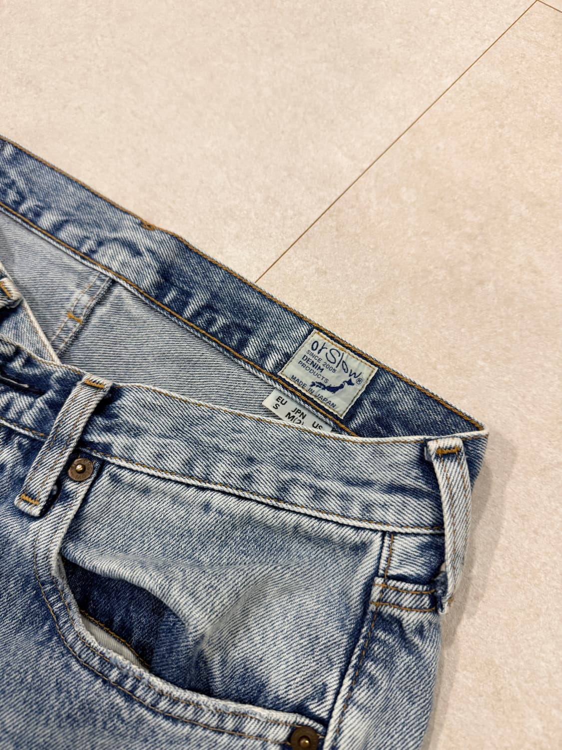 Orslow 105 스카이블루 2사이즈 상품이미지2