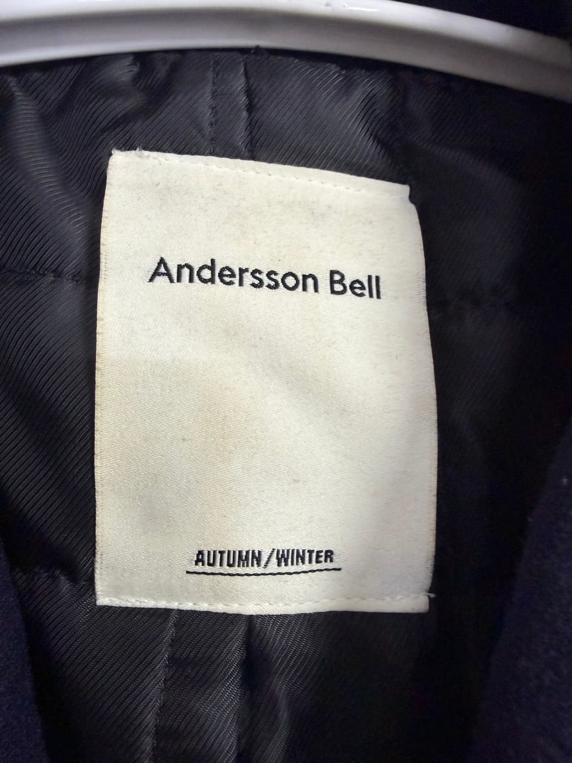 앤더슨벨 더블 브레스티드 울 코트 상품이미지3