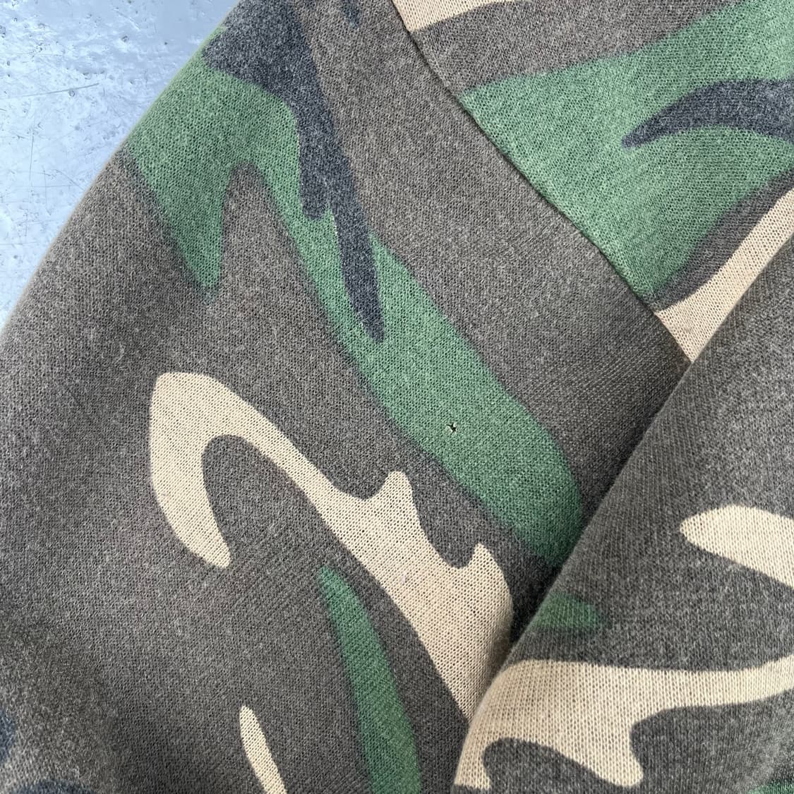 빈티지 카모 라이트웨이트 써멀 후드집업 상품이미지7