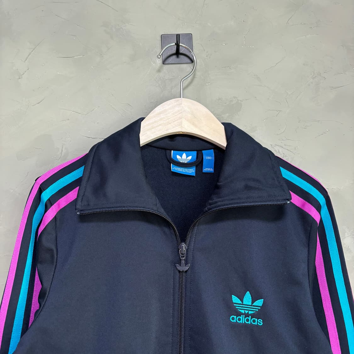 아디다스 파이어버드 백로고 져지 트랙탑 네이비 상품이미지3