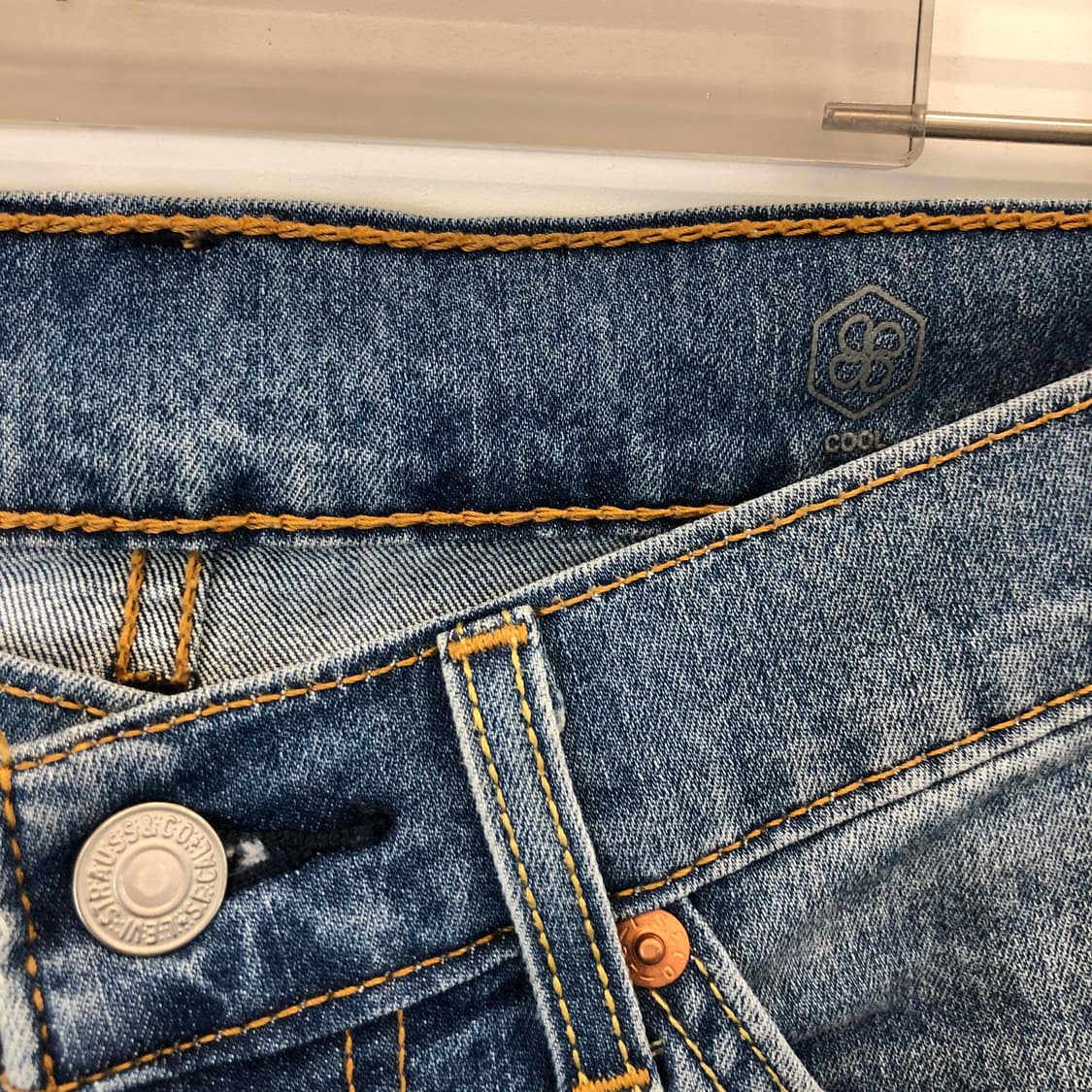 리바이스 505 레귤러 중청 데님진 30 인치 상품이미지2