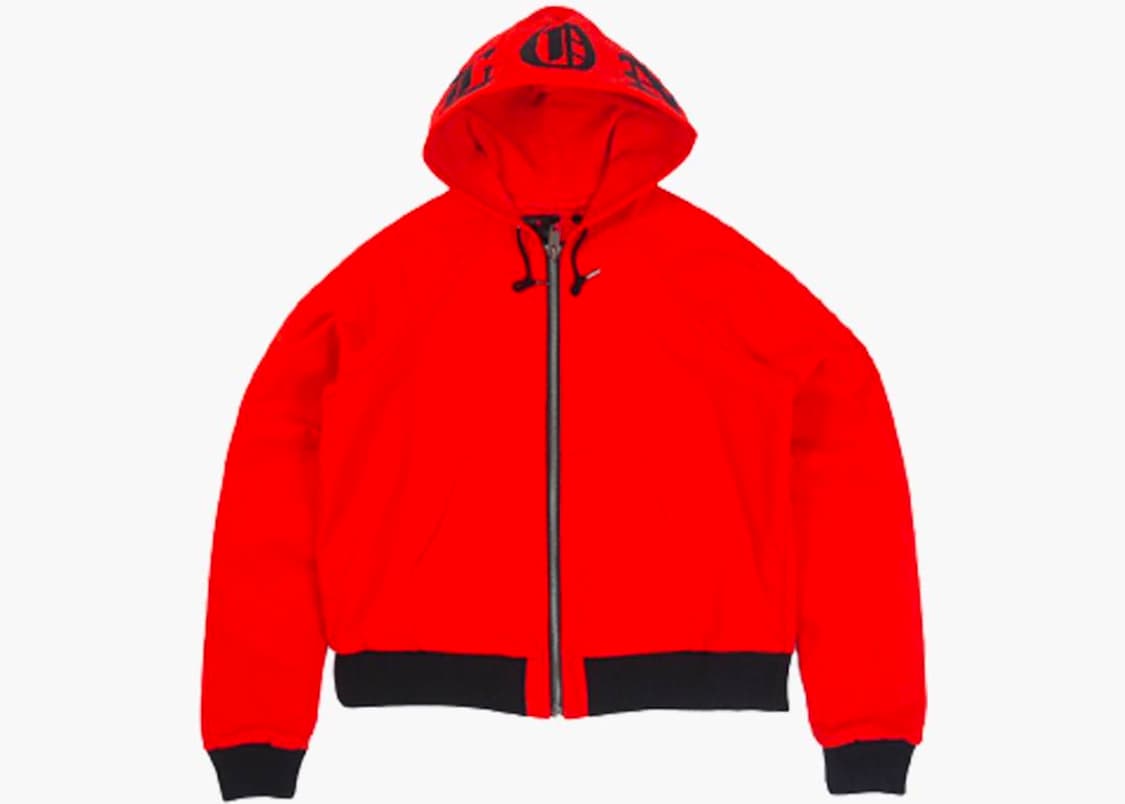 (구매) 브이론 런웨이 후드 집업 레드 상품이미지1