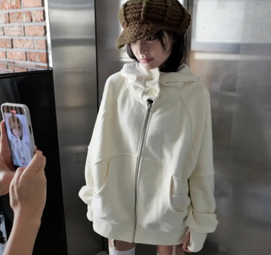 베이비랩 후디 바닐라 EGGSHELL HOODIE JK made 상품이미지1