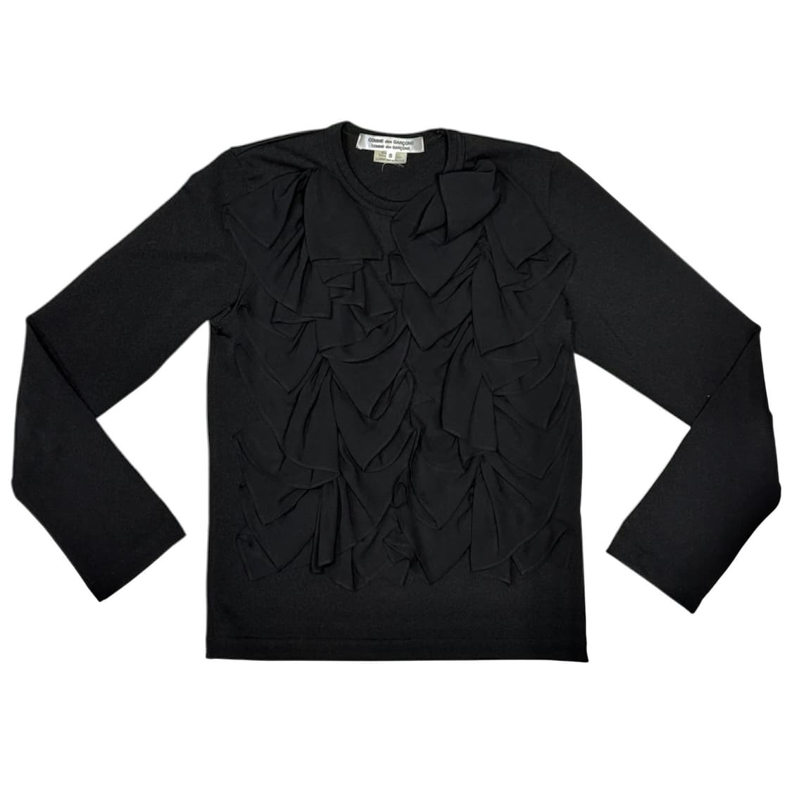 2019 꼼데가르송 프릴 폭탄 롱슬리브 티셔츠 상품이미지1