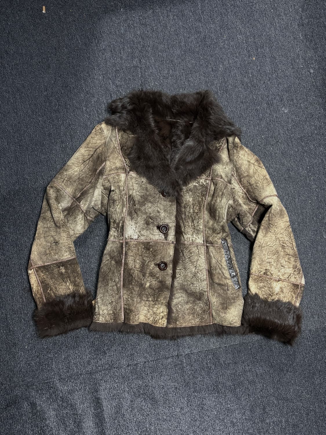 vintage Fairy Grunge Punk leather fur 상품이미지4