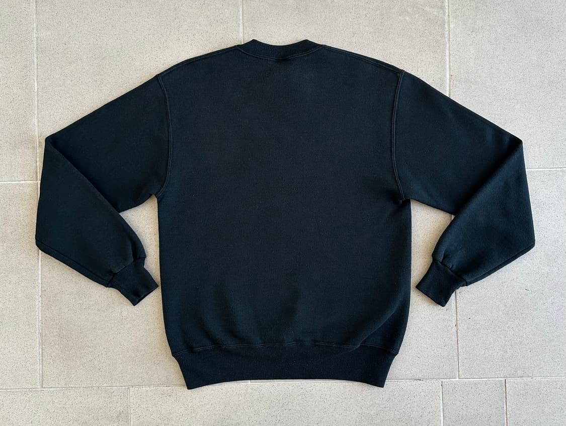 90s 빈티지 러셀 스웻셔츠 블랙 M USA 상품이미지2