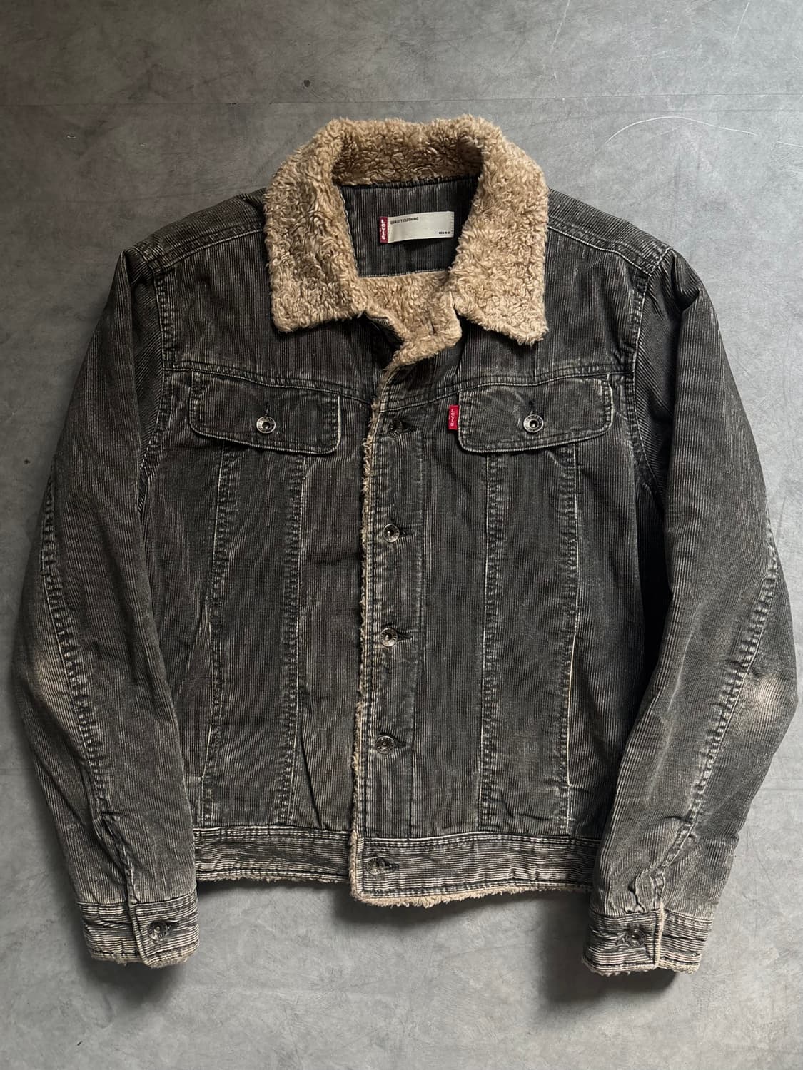 Levis 리바이스 흑청 코듀로이 데님 자켓 상품이미지2