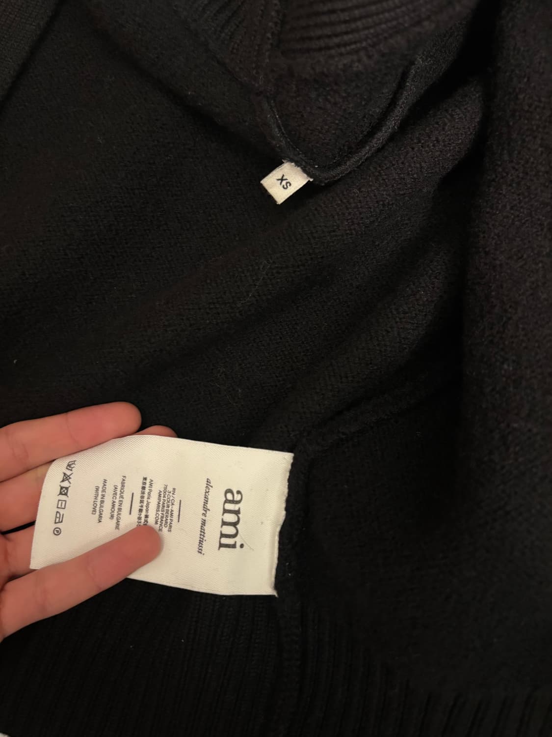 아미 인타르시아 빅로고가디건 상품이미지3