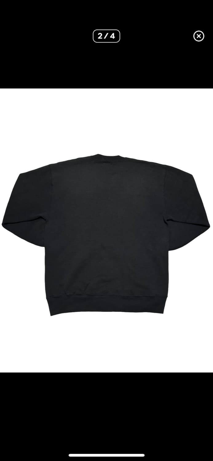 90s usa 러셀 맨투맨 블랙 XL 상품이미지2